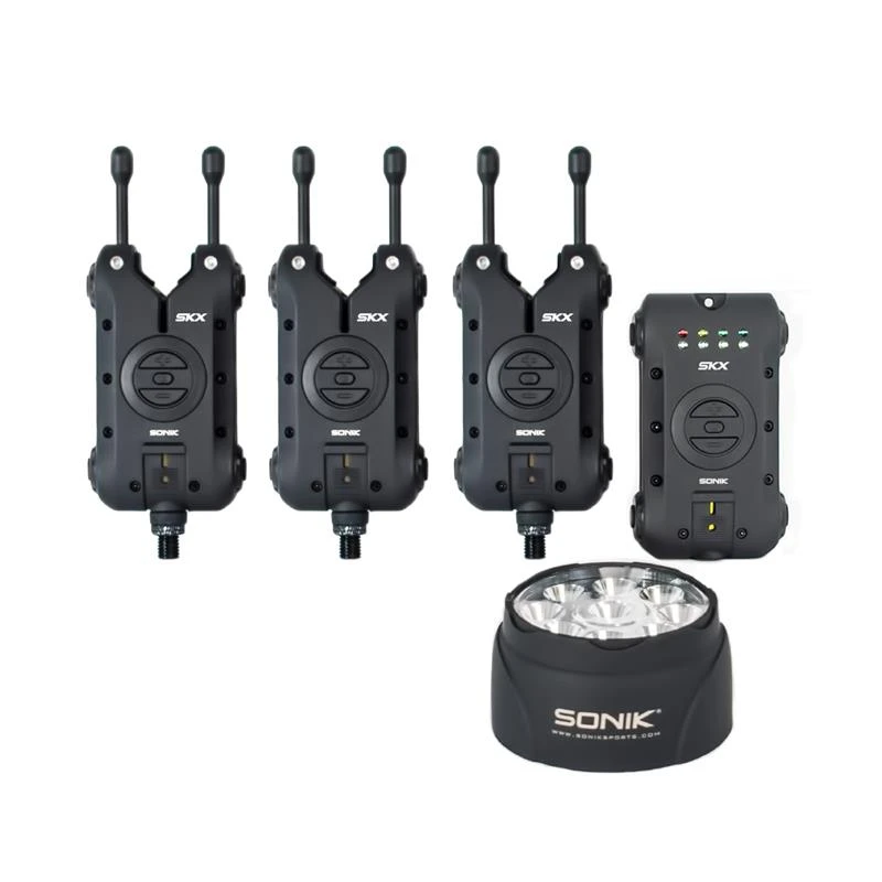 COFFRET DÉTECTEUR DE TOUCHE SONIK SKX BITE ALARMS + LAMPE BIVVY 1 COFFRET DÉTECTEUR DE TOUCHE SONIK SKX BITE ALARMS + LAMPE BIVVY