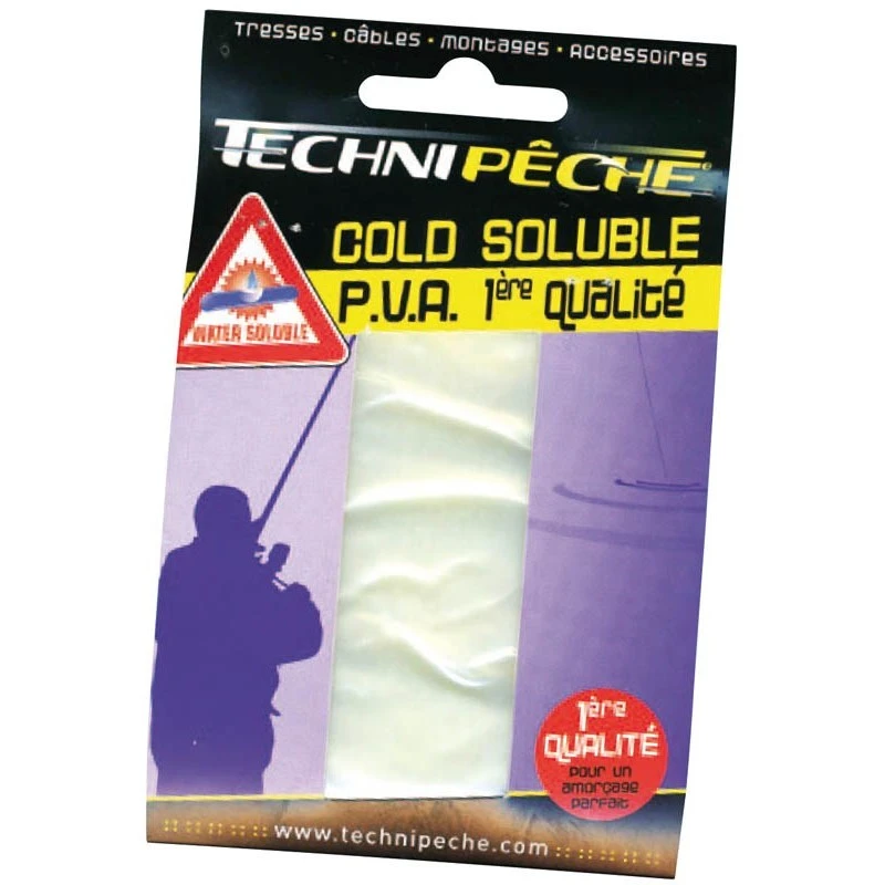 GAINE SOLUBLE TECHNIPÊCHE TUBE PVA 1 GAINE SOLUBLE TECHNIPÊCHE TUBE PVA