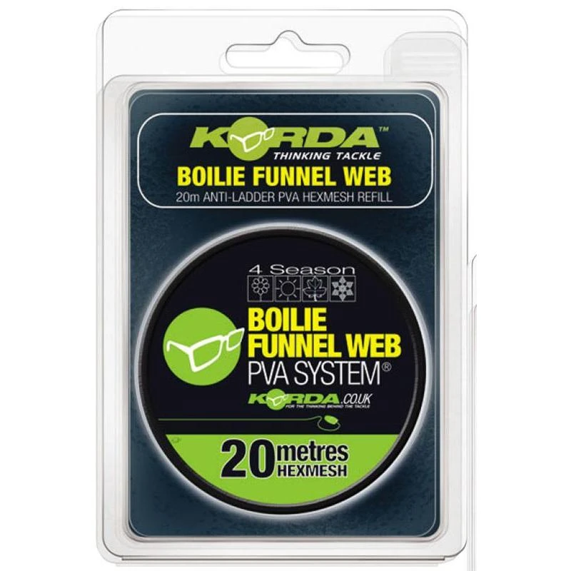 RECHARGE FILET SOLUBLE KORDA BOILIE FUNNEL WEB 1 RECHARGE FILET SOLUBLE KORDA BOILIE FUNNEL WEB