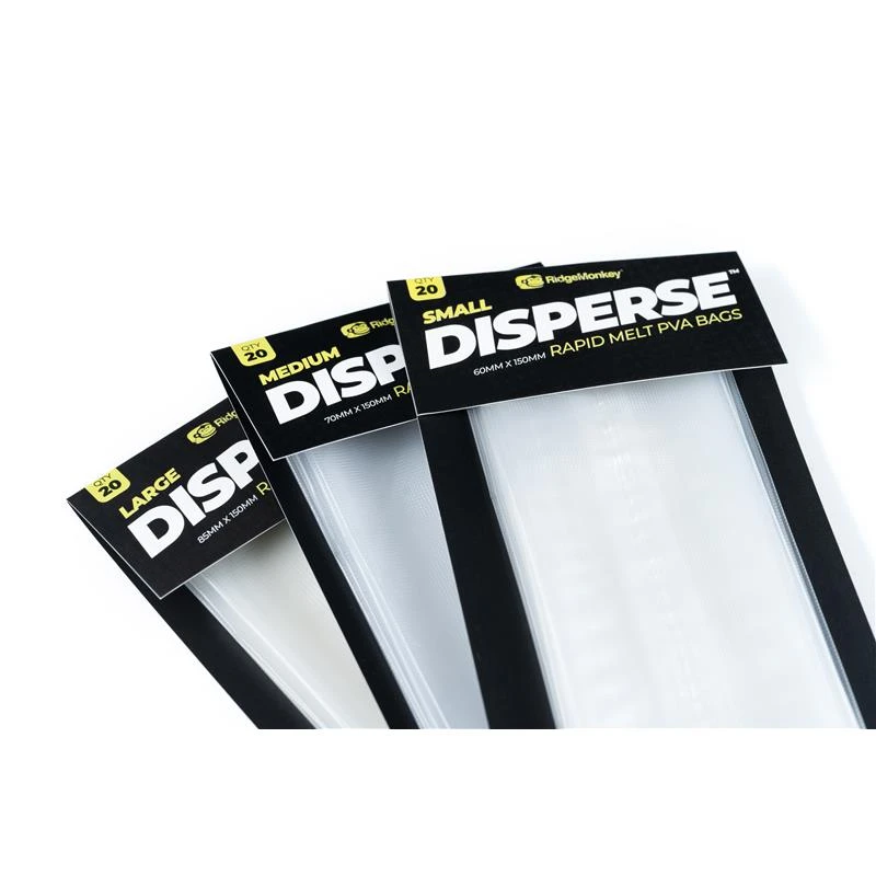 SAC SOLUBLE RIDGE MONKEY DISPERSE PVA BAGS 3 SAC SOLUBLE RIDGE MONKEY DISPERSE PVA BAGS – Image 3