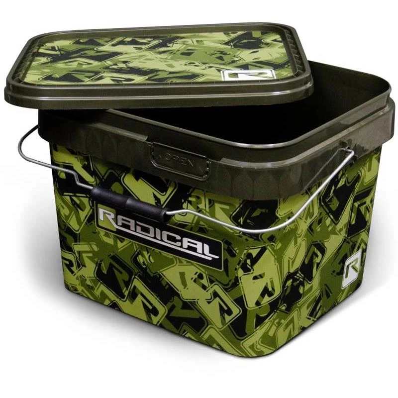 SEAU RADICAL AVEC COUVERCLE - CAMOU 1 SEAU RADICAL AVEC COUVERCLE - CAMOU