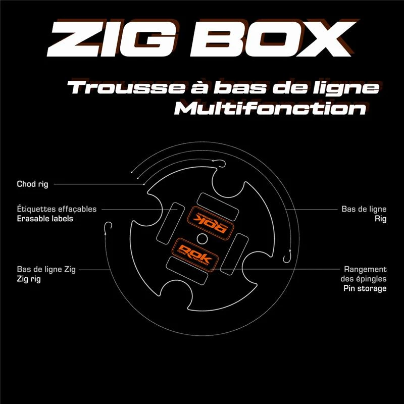 TROUSSE À BAS DE LIGNE ROK FISHING MULTIFONCTION ZIG BOX 2 TROUSSE À BAS DE LIGNE ROK FISHING MULTIFONCTION ZIG BOX – Image 2